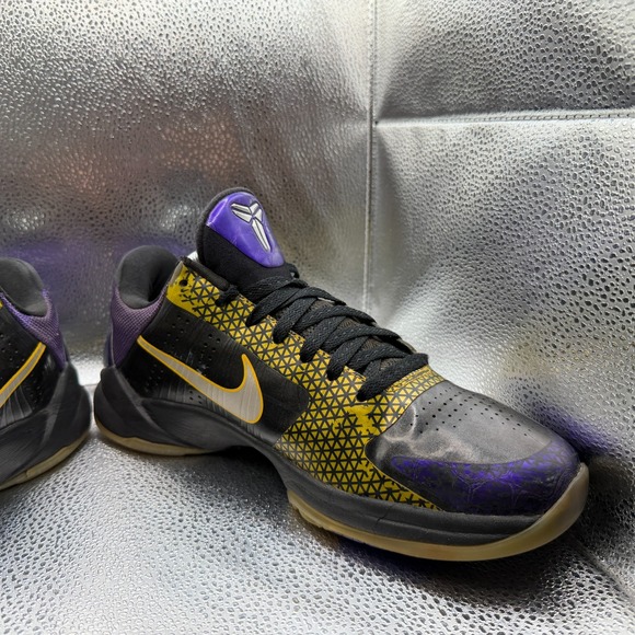 Size 9.5 Nike Zoom Kobe 5 Carpe Diem Black Varsity Purple Mens Shoes‎ 395780-001 main image 7